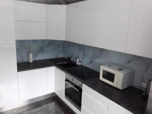 Η κουζίνα ή μικρή κουζίνα στο Apartment