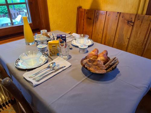 Ein Restaurant oder anderes Speiselokal in der Unterkunft Au Vieux Champex 