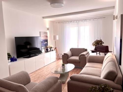 Et tv og/eller underholdning på Apartment Lana