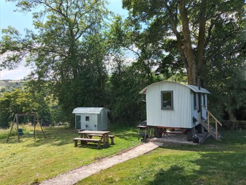 Zahrada ubytování orchard meadow shepherd huts leek-buxton-ashbourne