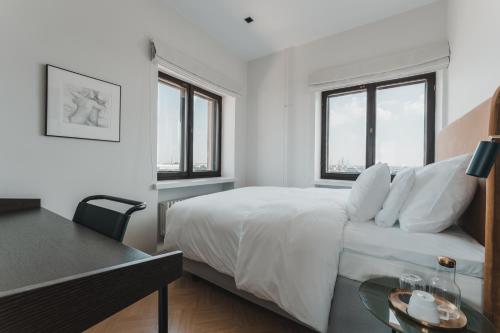 Un ou plusieurs lits dans un hébergement de l'établissement Solo Sokos Hotel Torni Helsinki