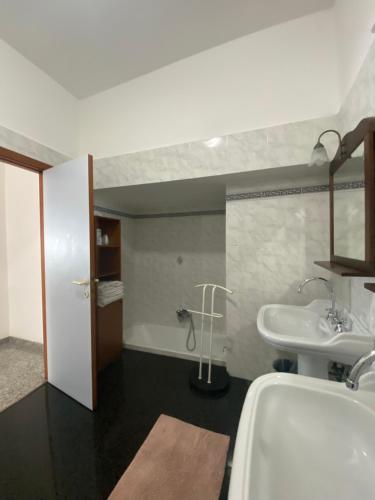 Koupelna v ubytování Hotel Leopold