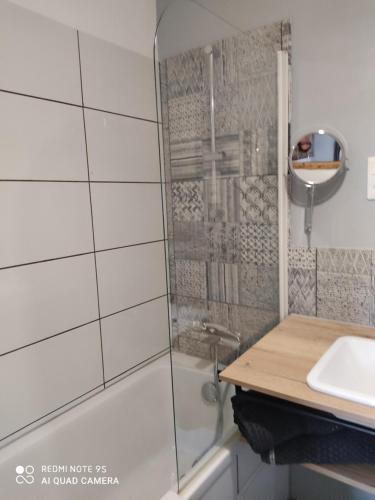 Kúpeľňa v ubytovaní Bienvenue à La Grenouillère
