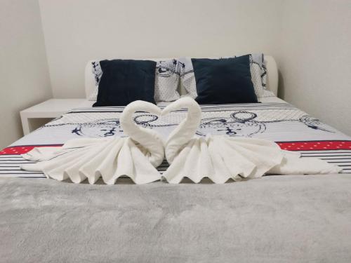 Postel nebo postele na pokoji v ubytování Luxury Apartment Dalia Rijeka