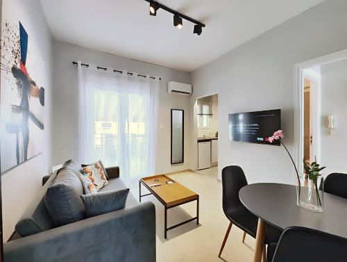 Μια τηλεόραση ή/και κέντρο ψυχαγωγίας στο Zea Apartments
