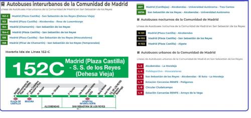 a screenshot of a menu for a restaurant at APARTAMENTO MADRID Norte in San Sebastián de los Reyes