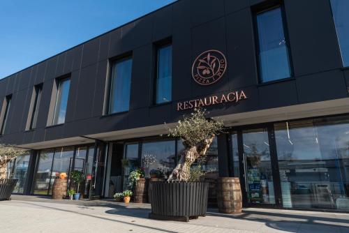 Budova, kde se aparthotel nachází