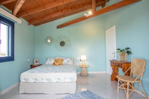 Voodi või voodid majutusasutuse THIRES Guesthouse toas