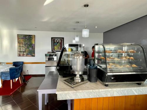 Plateau bouilloire dans l'établissement Hotel Lutece