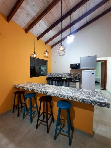 Dapur atau dapur kecil di VILA CARRENHO