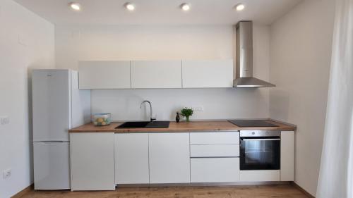 Η κουζίνα ή μικρή κουζίνα στο Apartment Noel Cavtat 1