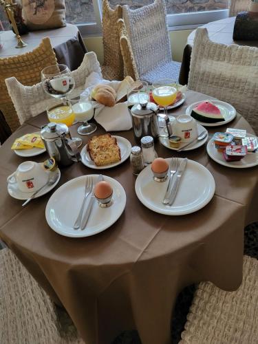 Opțiuni de mic dejun disponibile oaspeților de la Possidon