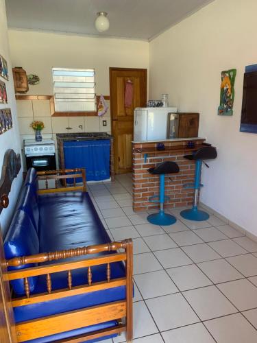 Dapur atau dapur kecil di Casa quadra praia Jacaraipe!