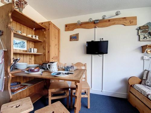 Studio rénové 3 pers, au pied des pistes, balcon - FR-1-344-941
