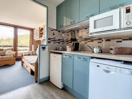 Studio rénové 3 pers, au pied des pistes, balcon - FR-1-344-941