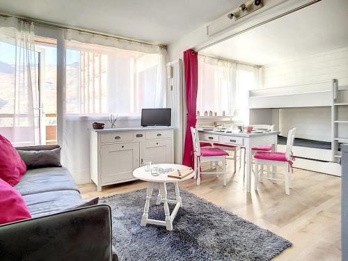 Studio rénové 4 pers, ski aux pieds, balcon sud-ouest - FR-1-344-999
