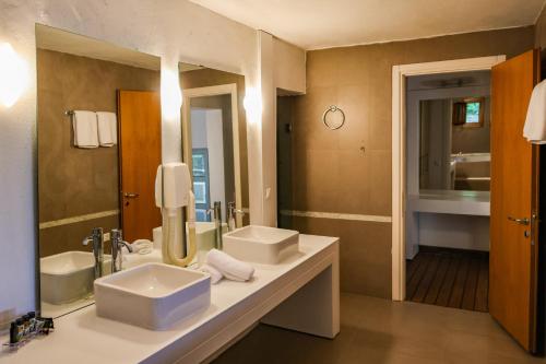 Koupelna v ubytování Kanapitsa Mare Hotel