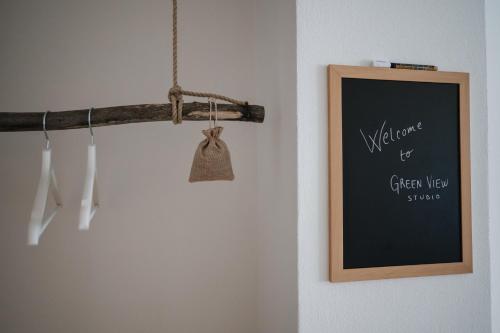 Certificat, récompense, panneau ou autre document affiché dans l'établissement Green View Studio