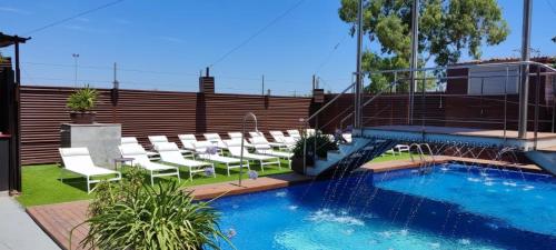 Swimmingpoolen hos eller tæt på Hotel Ruta Romana