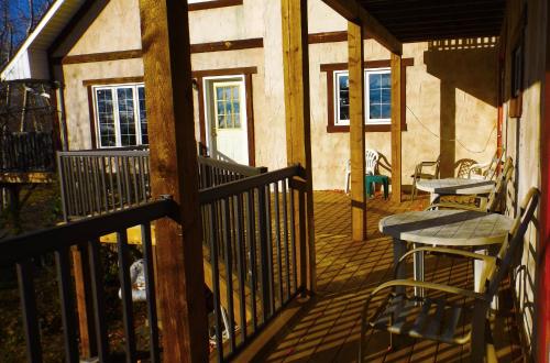 Μπαλκόνι ή βεράντα στο Timberland Inn