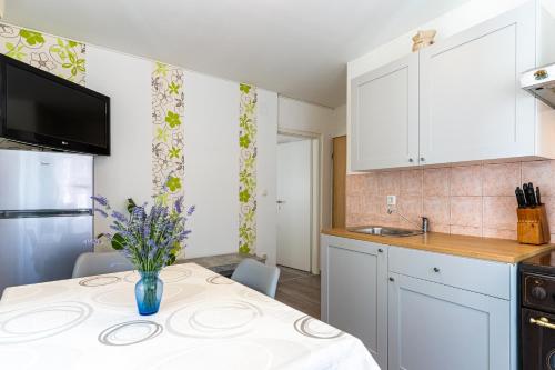 Kuchyňa alebo kuchynka v ubytovaní Apartman Antonija