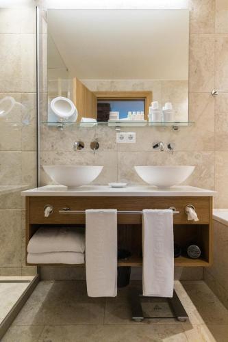 Salle de bains dans l'établissement Pfefferkorn's Hotel