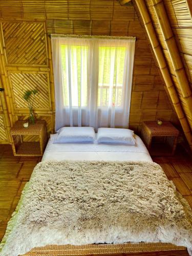 Glamping La Herraduraにあるベッド