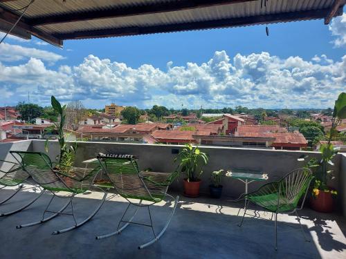 Balkón nebo terasa v ubytování Amazon House Hostel