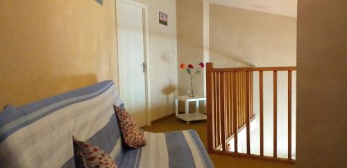 Posteľ alebo postele v izbe v ubytovaní Pied à terre en bord de mer