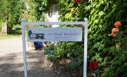 Zahrada ubytování Les Neuf Bouleaux