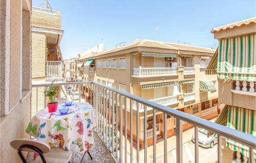 A balcony or terrace at 3 Bedroom Nice Apartment In San Javier