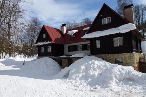 Dědova chata v zimě