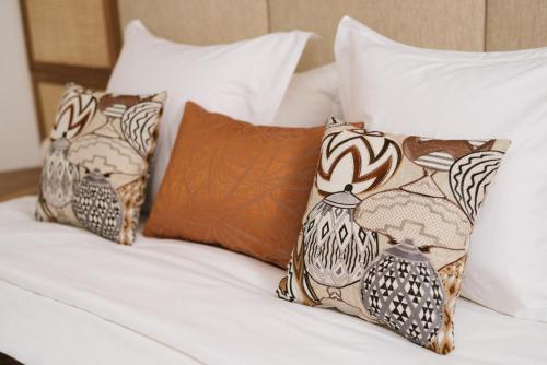 Letto o letti in una camera di Riad Nyla Wellness and Spa