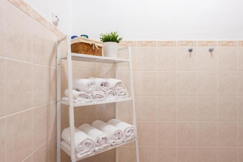 Koupelna v ubytování Libero Residence