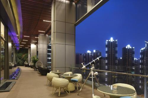 InterContinental Changshaにあるバルコニーまたはテラス