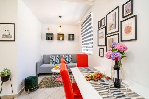 Ruang duduk di MOapartment