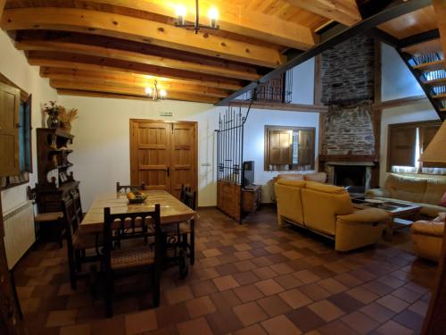Posezení v ubytování Casa rural El Arroyo