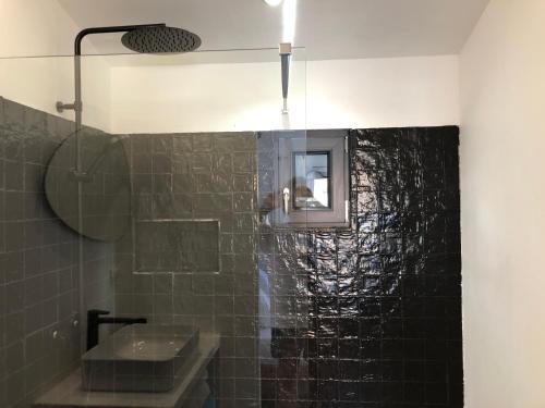 Koupelna v ubytování Villa Catharina