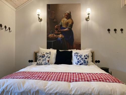 Postel nebo postele na pokoji v ubytování Bed and Breakfast Klein Beek
