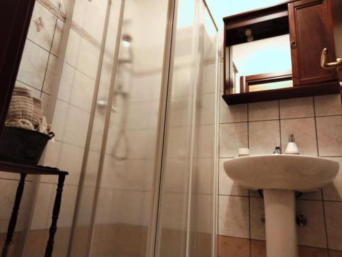 Ett badrum på La casetta di Ste