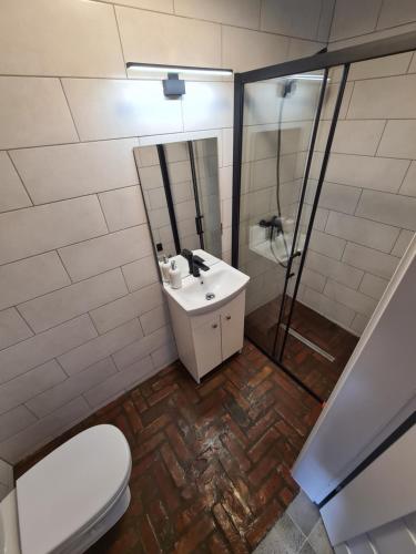 Kúpeľňa v ubytovaní rynhouse