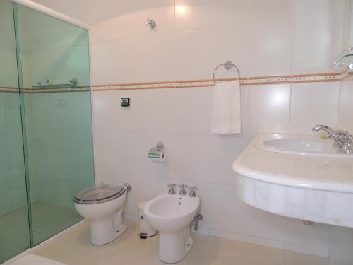 Ένα μπάνιο στο Pousada Lambari Montanha Hotel
