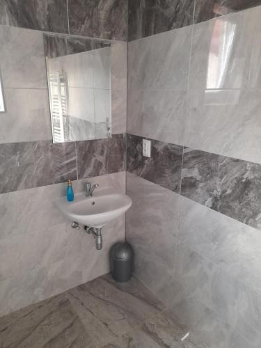 A bathroom at Apartmany Diana