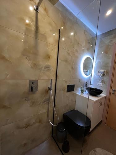 Bilik mandi di Belix Seaview Apartments