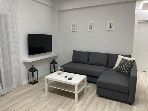 TV a/nebo společenská místnost v ubytování Barbara's Luxury Central Apartment