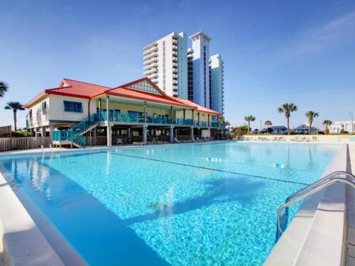 a large swimming pool in front of a building at Santa Rosa Dunes #952 in Pensacola Beach