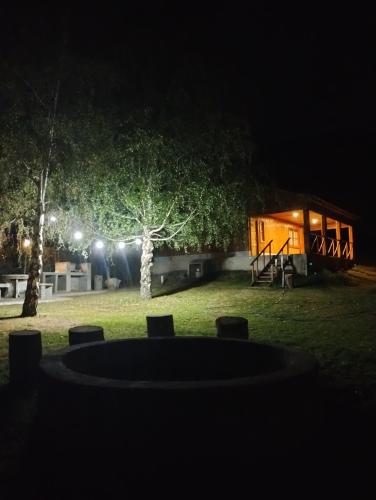 Zahrada ubytování Cabañas Las Mulas "confort en la montaña"