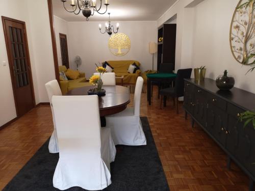 Ruang duduk di Casa Valadim