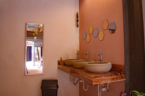 Koupelna v ubytování Malakai Hostel