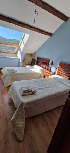 Postel nebo postele na pokoji v ubytování Casa Rustica CESAR